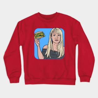 Sharon's Cheese and Pickle Sandwich Crewneck Sweatshirt